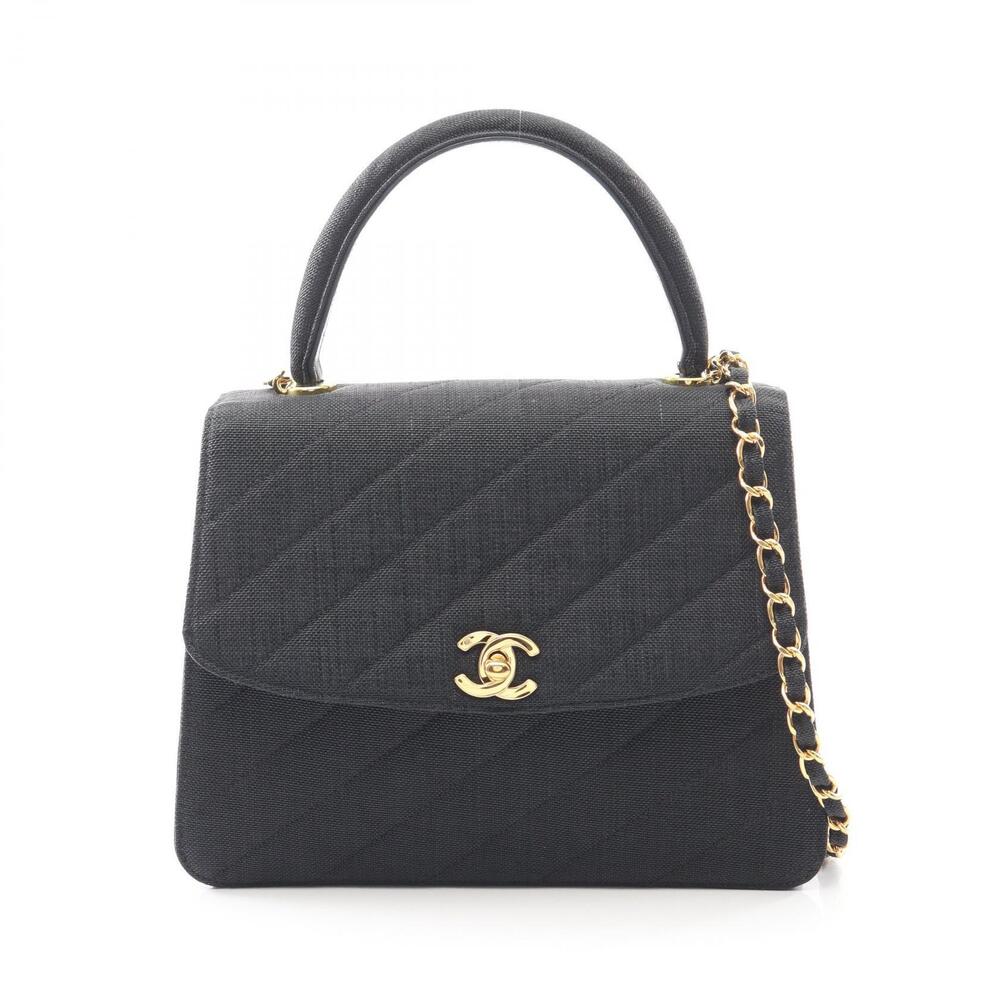 Chanel Handbag canvas gray